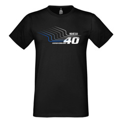 Sparco 40TH Men's T-Shirt Black