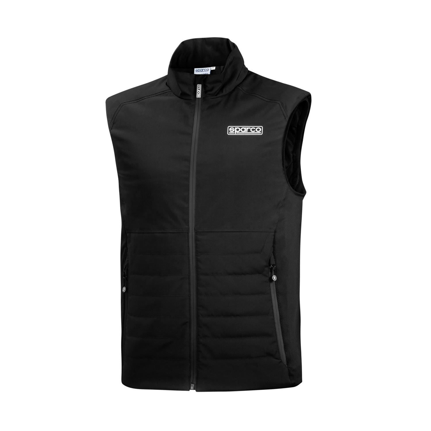 Gilet Sparco Rembourré Noir - Taille XXL, Chaud Et Fonctionnel