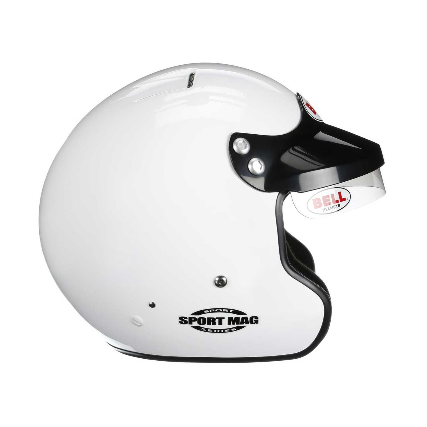 Bell MAG 1 HANS Open Face Helmet White (FIA homologation) Helmets \ Open Face Helmets