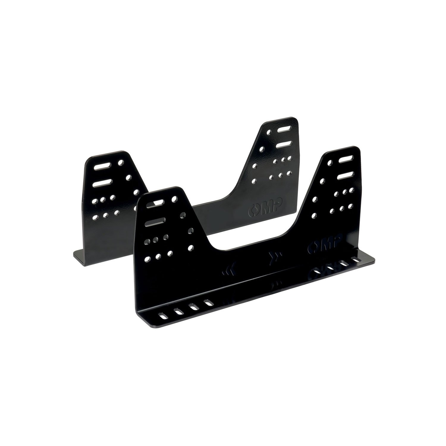 OMP Aluminium Seat Brackets Black 400 mm Seats \ Mounting Farmes Rallymerchandise.eu
