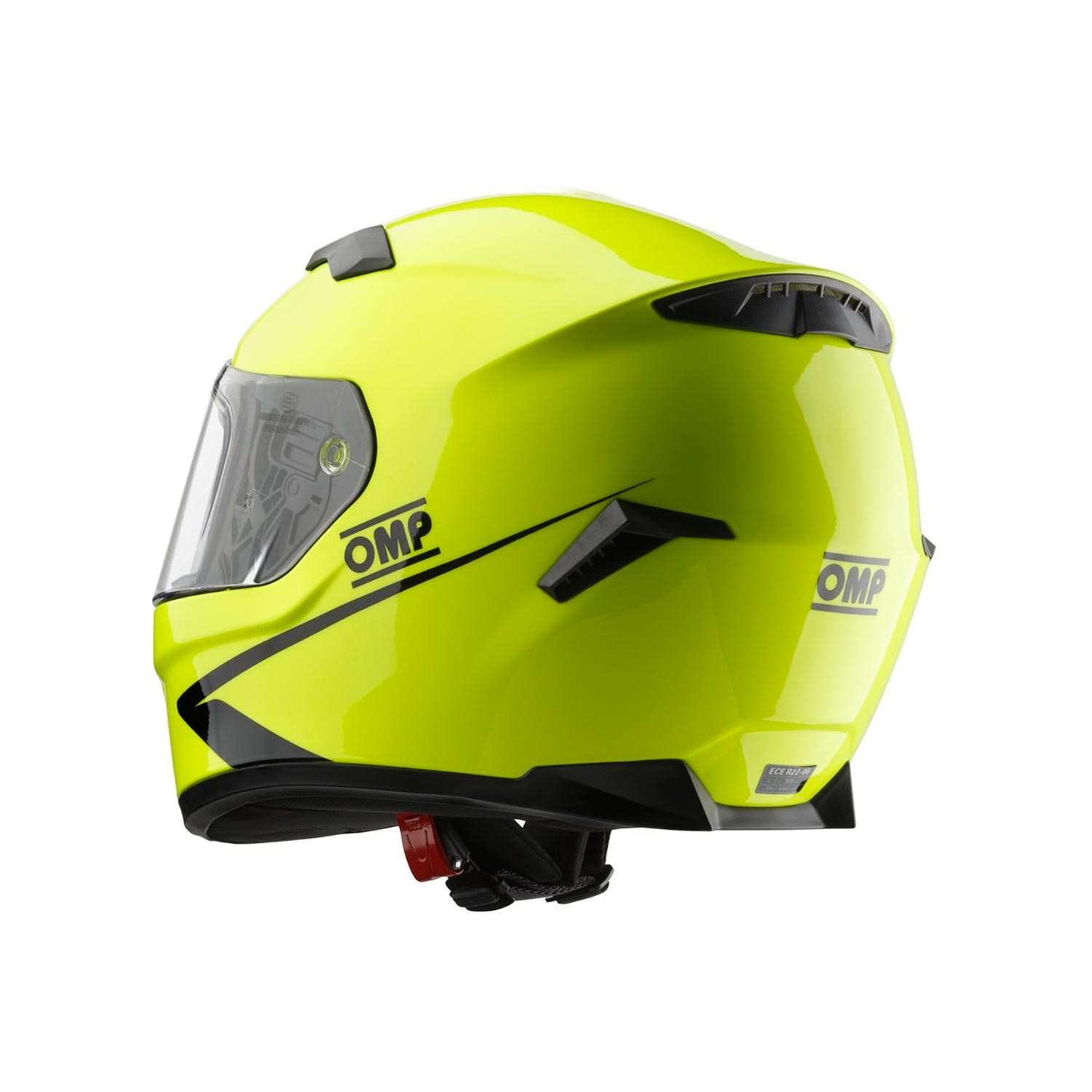 OMP CIRCUIT EVO 2 Full Face Helmet Yellow | Helmets \ Full Face Helmets ...