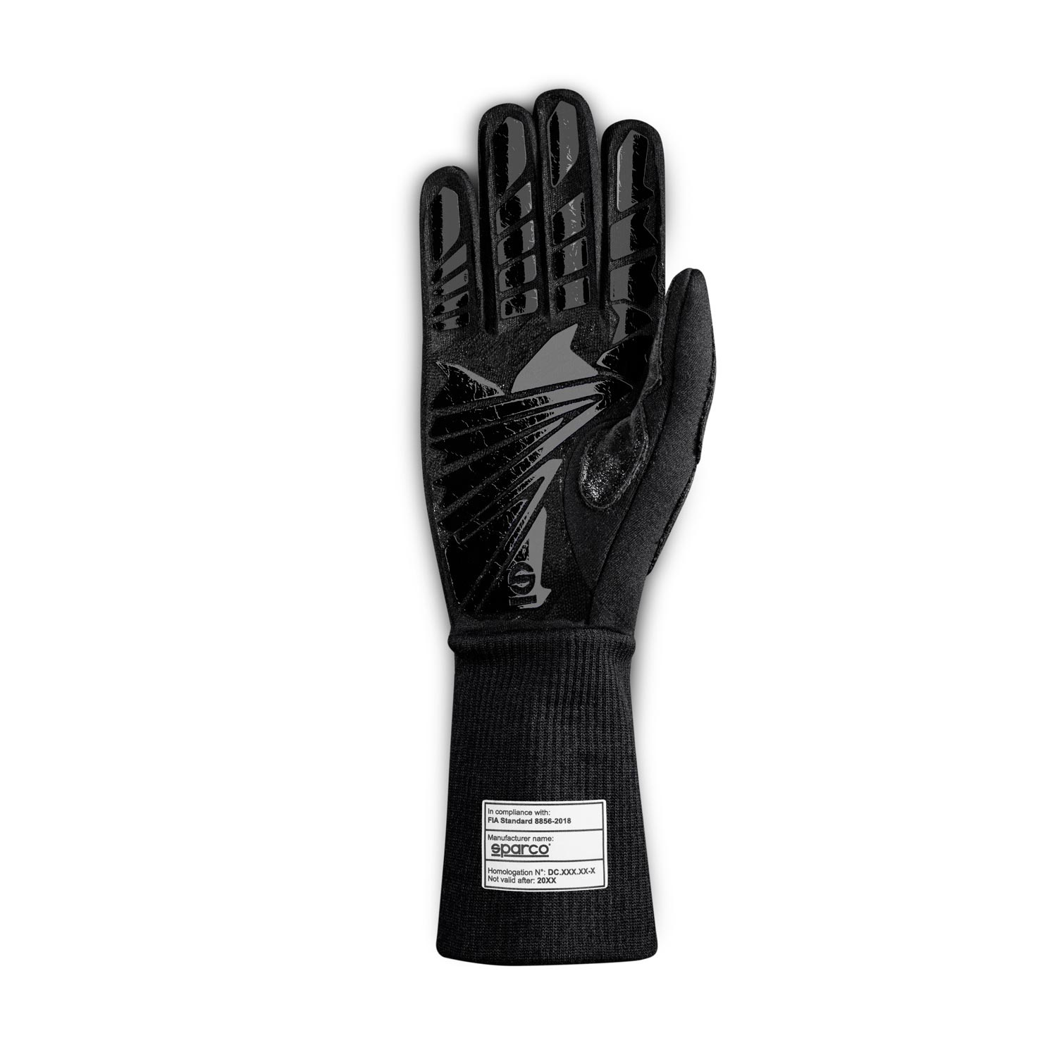 Sparco RMECA Mechanics Gloves black (FIA) Black Gloves \ with FIA homologation Gloves \ for