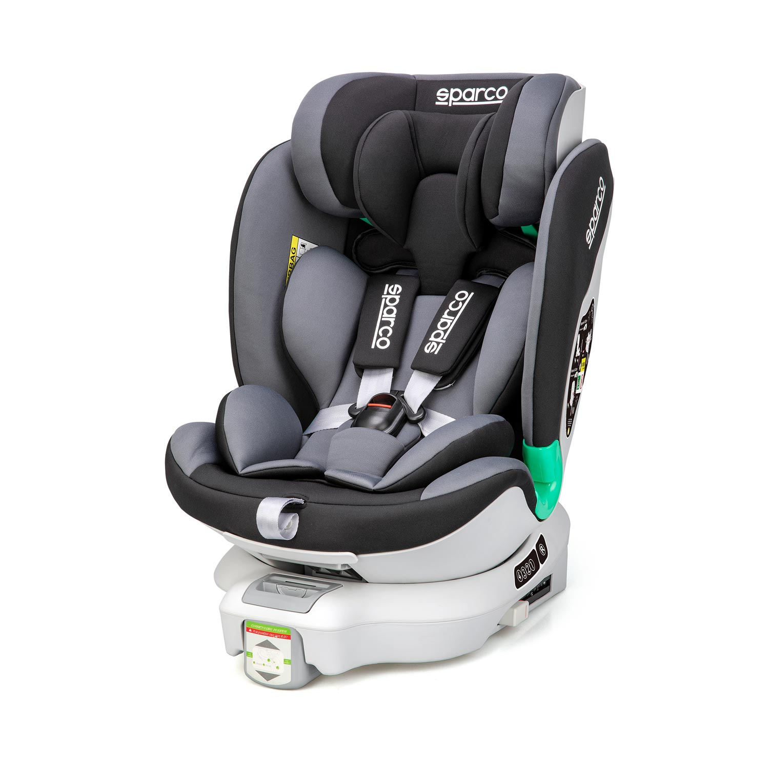 Sparco SK6000I Evo Grey Child Seat (925 kg) (1955 lbs) Grey Child Seats \ 9 25 kg