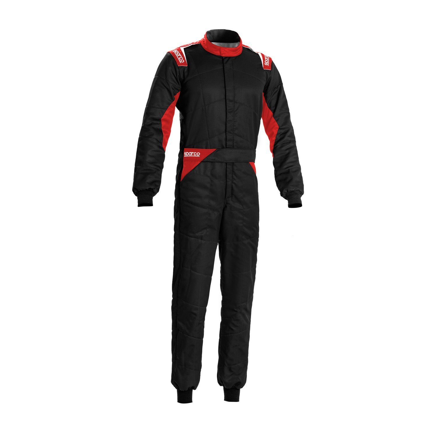 Sparco SPRINT MY22 Race Suit Black/Red (FIA) Red Black Rally Suits