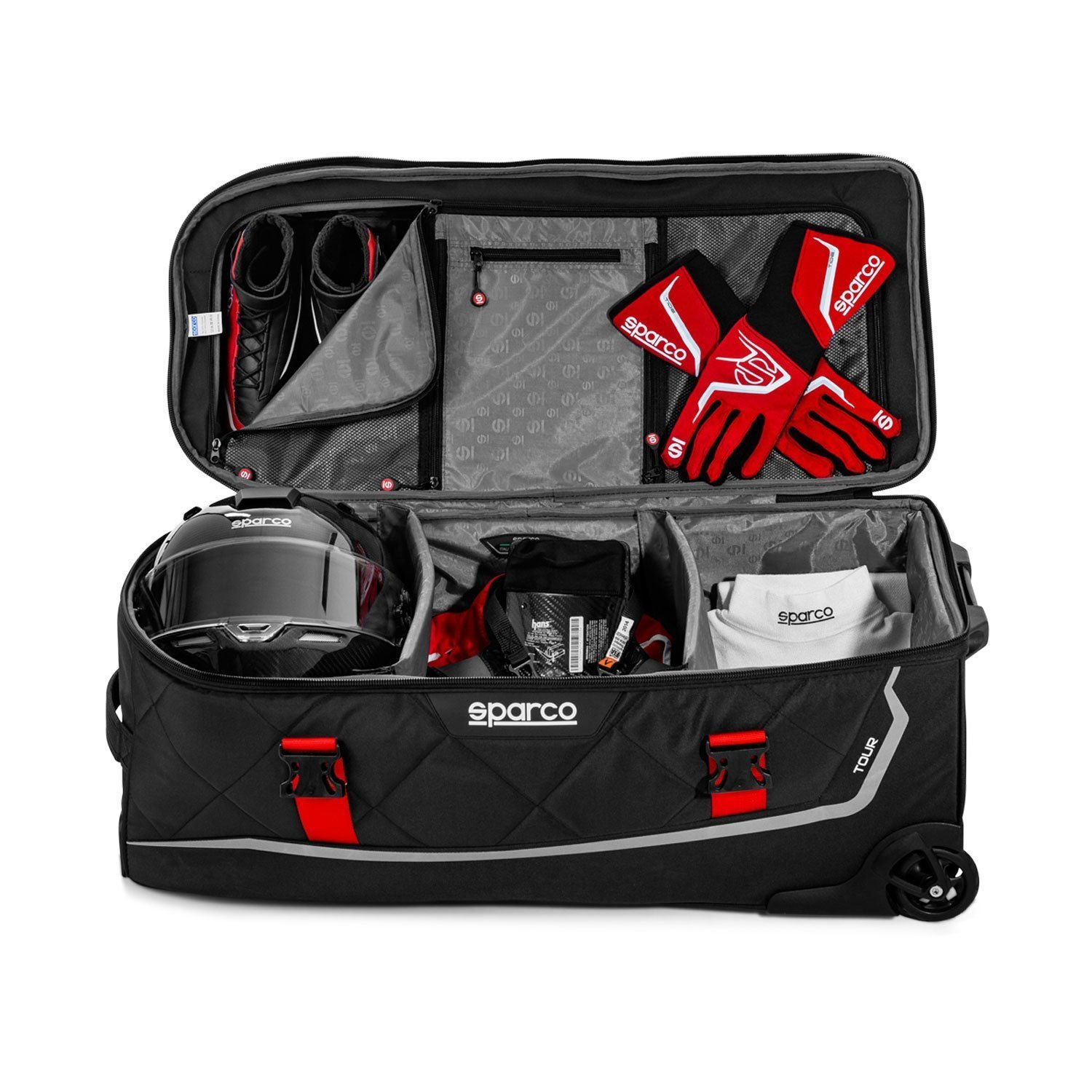 Sparco Bag Travel BLK/RED