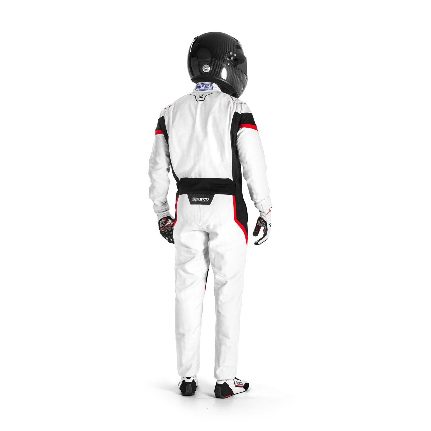 Sparco Victory MY21 Race Suit whiteblack (FIA homologation) White