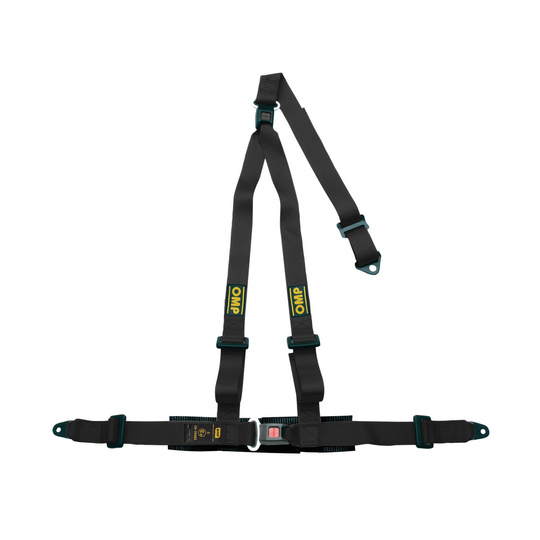 OMP Strada 3 - points Safety Belts ECE, DA509 Black