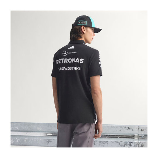 2026 Mercedes AMG F1 Mens Team Polo shirt black