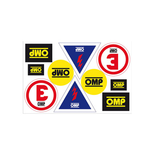 OMP Logo Sticker Sheet