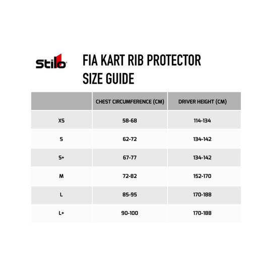 Stilo Curva 8870 Kart Rib Protection Vest (FIA)