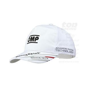 OMP Racing Spirit Cap White