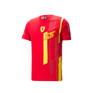 Ferrari F1 Mens Sainz SE T-shirt Red