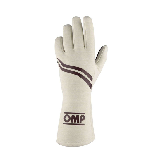 OMP DIJON MY25 Racing Gloves Cream (FIA homologation)