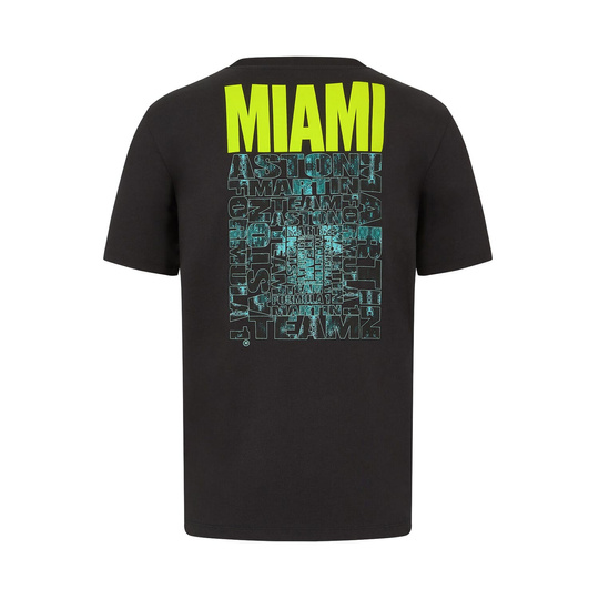 2024 Aston Martin F1 Men's Midnight Miami T-Shirt