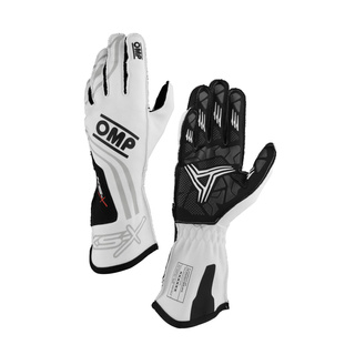 OMP KS-X 8877-2022 Racing Gloves White (FIA)