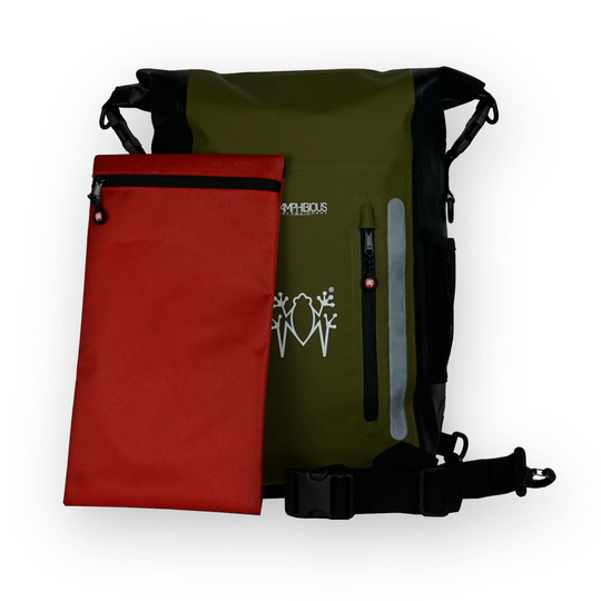 Amphibious ATOM II Waterproof Backpack Green