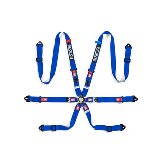 Sparco COMPETITION H-2 PU Safety Belts blue (FIA)