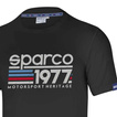 Sparco 1977 T-shirt Black