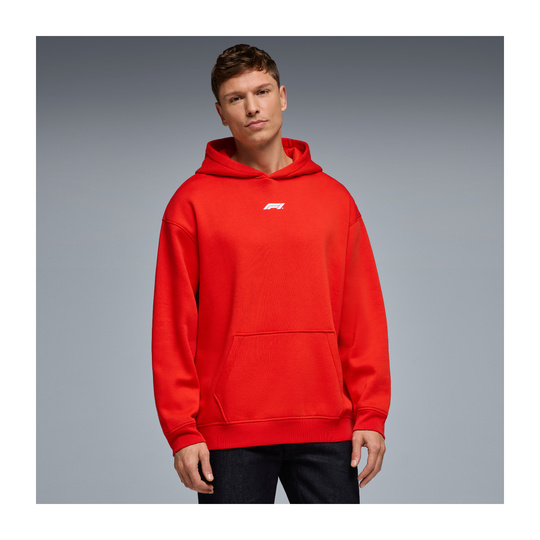 2026 Formula 1 Mens Racing Line Hooded Sweatshirt red