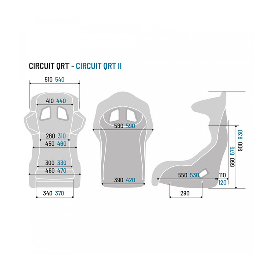 Sparco Circuit II QRT MY19 Racing Seat (FIA)