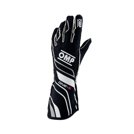 OMP One-S MY20 Racing Gloves Black (FIA)