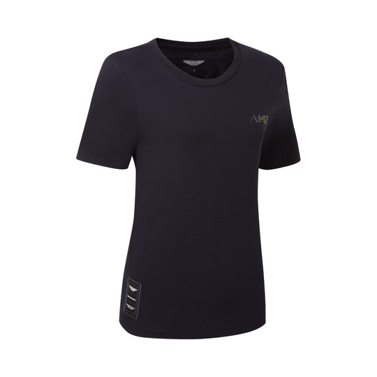 Aston Martin Racing 2026 Women's AMR Logo T-shirt Navy Blue