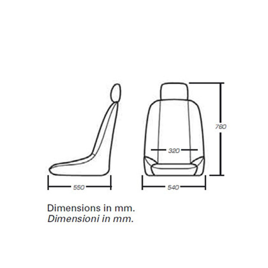 OMP BRANDS HATCH Vintage Car Seat