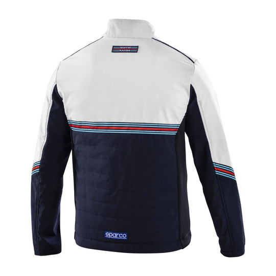 Sparco Mens Martini Racing softshell jacket navy/white