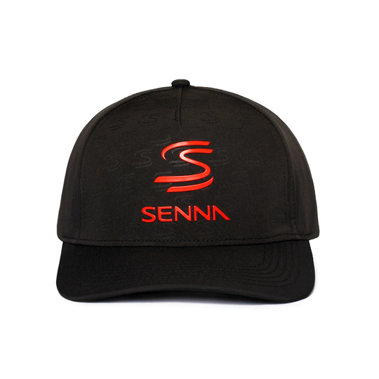 Ayrton Senna Collection 2026 Debossed Logo Cap Black