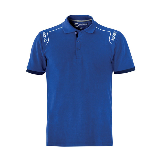 Men's Sparco PORTLAND blue polo shirt