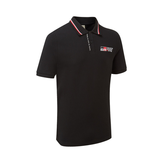 2026 Toyota Gazoo Racing GR Logo Polo Shirt Black
