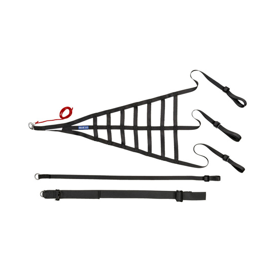 Sparco 002193NR Window Net Black (FIA)