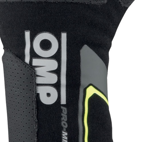 OMP PRO Mech MY21 Racing Gloves Black (FIA)