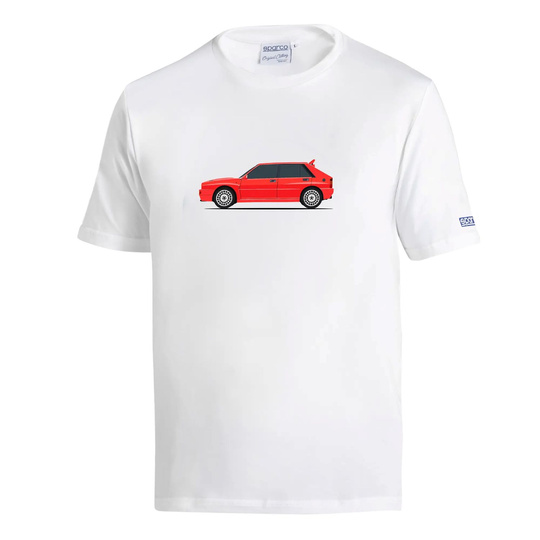 Sparco Lancia HF Delta Integrale T-shirt White/Red