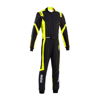 Sparco THUNDER Kids Karting Suit Black/Yellow (FIA)