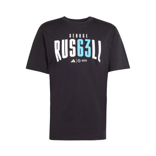 2025 Mercedes AMG F1 Mens Russell T-shirt black