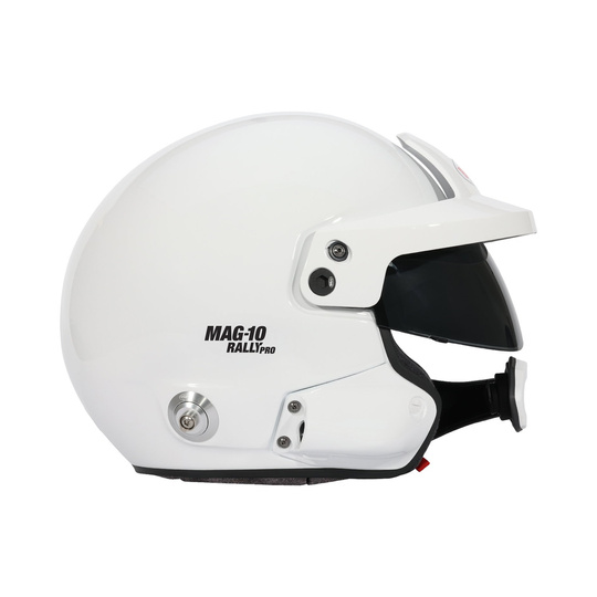 Bell MAG-10 Rally Pro Helmet White (FIA)