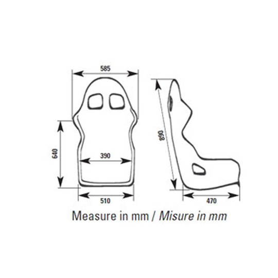 OMP TRS MY14 Racing Seat Blue (FIA)