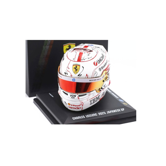Scuderia Ferrari 1:5 Charles Leclerc helmet Japan GP