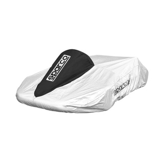 Sparco Kart Cover silver/black