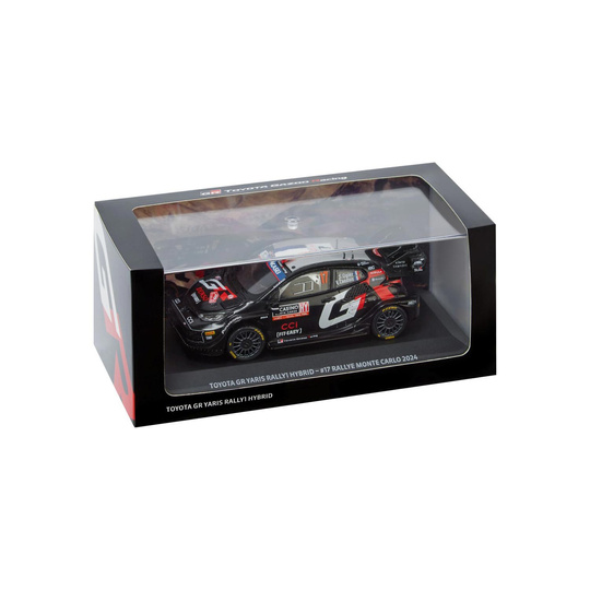 Toyota Gazoo Racing 1:43 GR Yaris Rally1 Monte Carlo Model Car