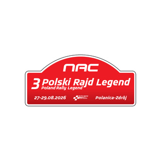 Polski Rajd Legend 3 Souvenir Sticker Medium