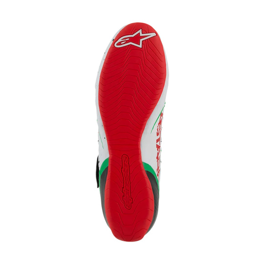 Alpinestars Tech-1 KX V3 Shoes White/Green (FIA)