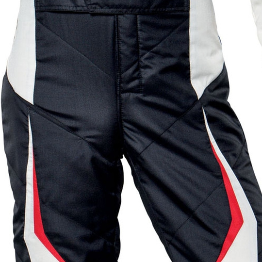 OMP Tecnica Evo MY21 Race Suit Black/White (FIA)