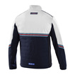 Sparco Mens Martini Racing softshell jacket navy/white