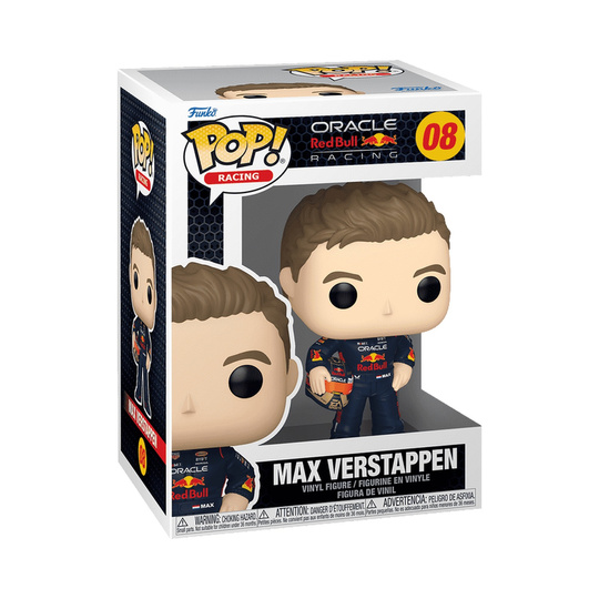 Funko POP! Red Bull Racing F1 Max Verstappen Champions Helmet Vinyl Figure