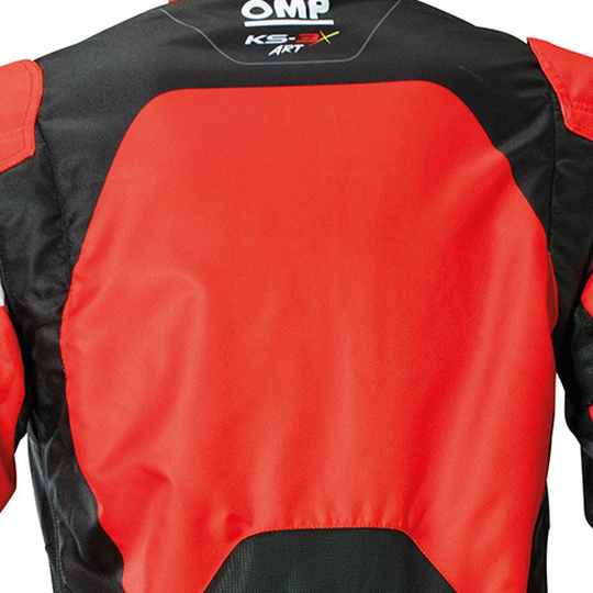 OMP KS-3X Art Karting Suit Black/Red (FIA)