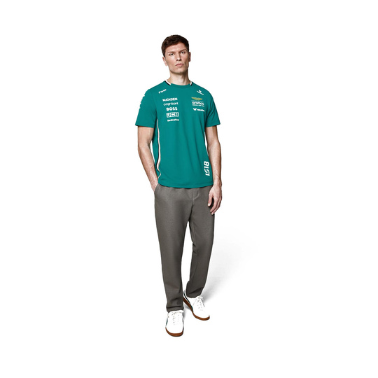 2025 Aston Martin F1 Mens Stroll Team T-Shirt