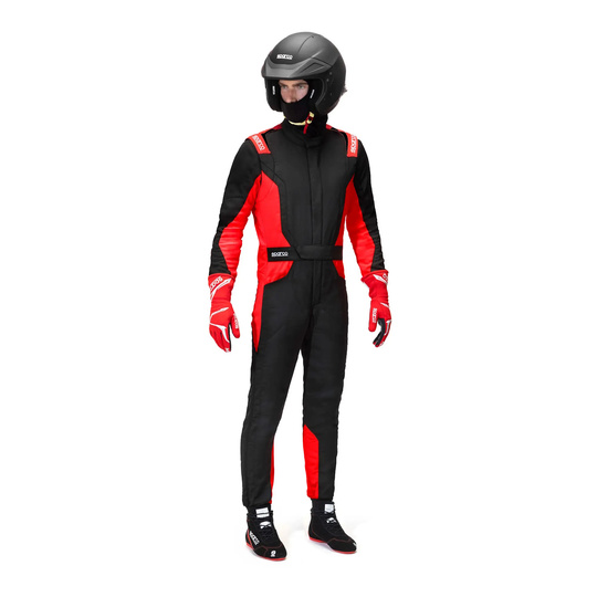 Sparco Sprint Advanced Race Suit Black/Red (FIA)