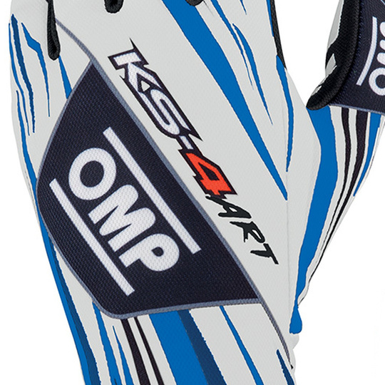 OMP KS-4 ART Racing Gloves White